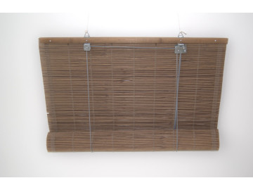 Bambus Rullegardin Grå 130x160